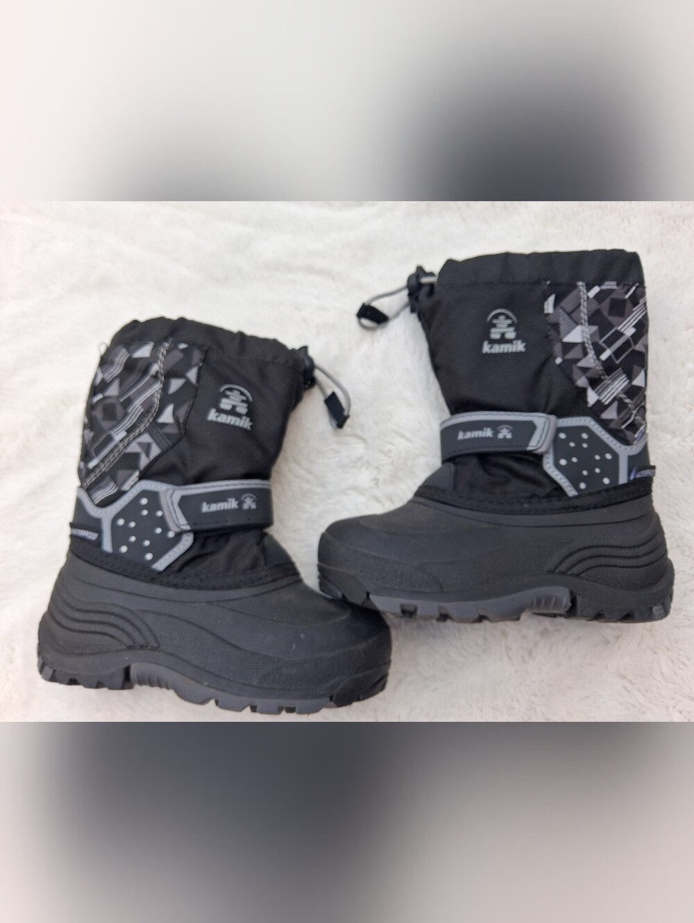 Kamik Black Insulated Winter Boots Size 10